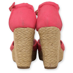 Candies Women's Ankle Wedge Sandal