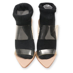 VIVIANLY Transparent Straps Heels