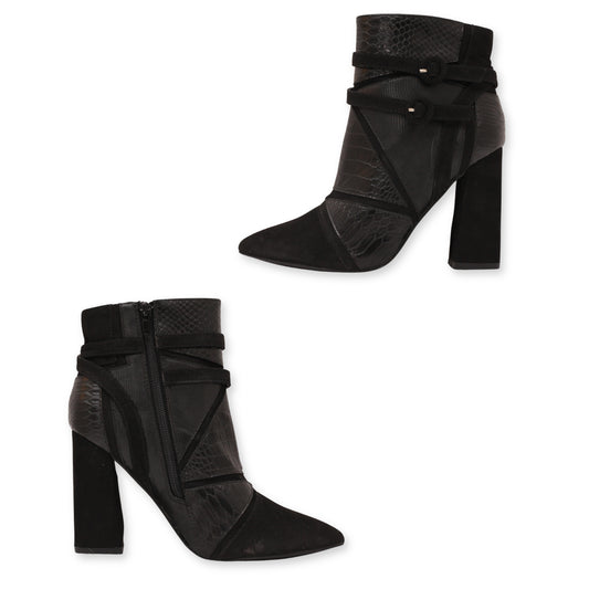 JUST FAB Ankle High Boots