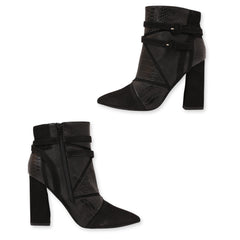 JUST FAB Ankle High Boots