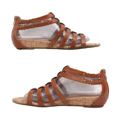"Baretraps" Strappy Zipper Flats