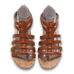 "Baretraps" Strappy Zipper Flats