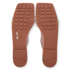 Women's Flat Chain Strap Slippers