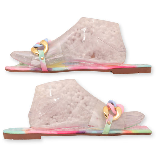 Women's Flat Chain Strap Slippers