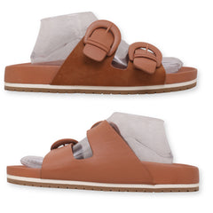 Time and Tru Dressy Footbed Slide Sandals