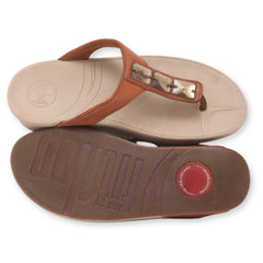FitFlop Fino Crystal-Chain Sandals