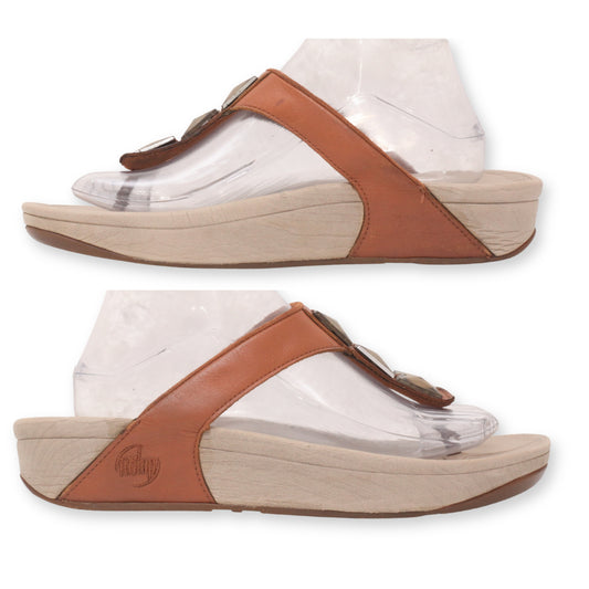FitFlop Fino Crystal-Chain Sandals
