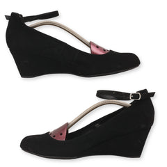 Me Too Ankle Strap Wedge Court Shoes