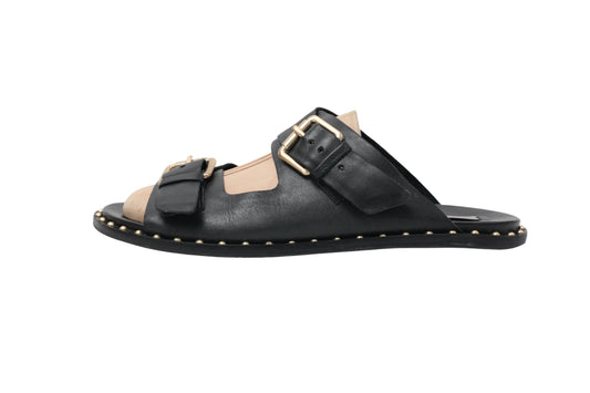 Leather Sandal By "Saks Fifth Avenue"