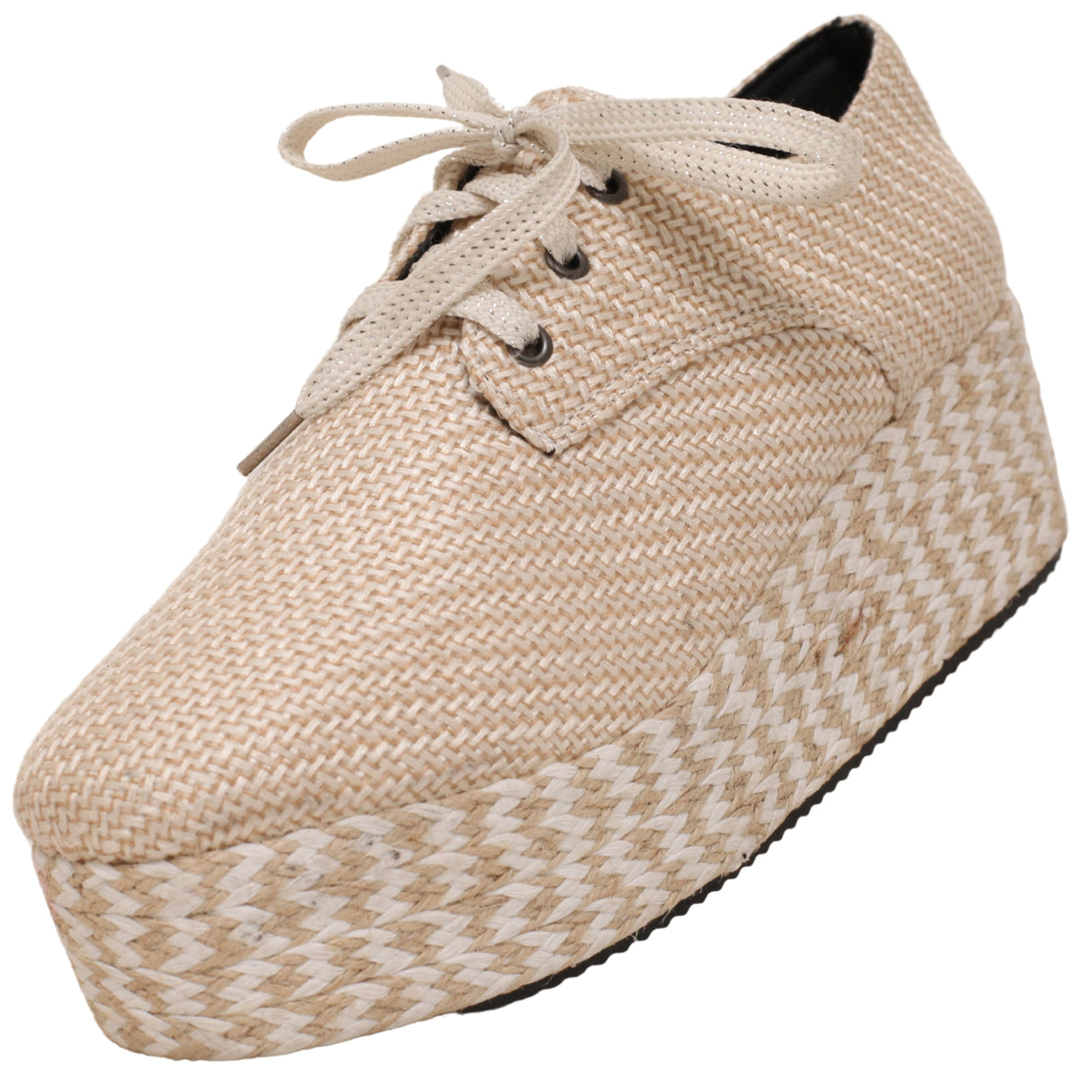 Platform Lace Up Wedge Sneaker