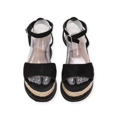 "Retro" Strappy Comfort Heels