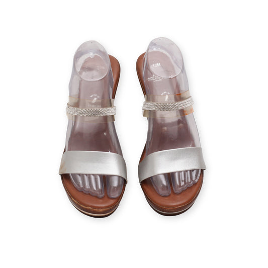 "Comtesa Italian" Slid Strap Wedges