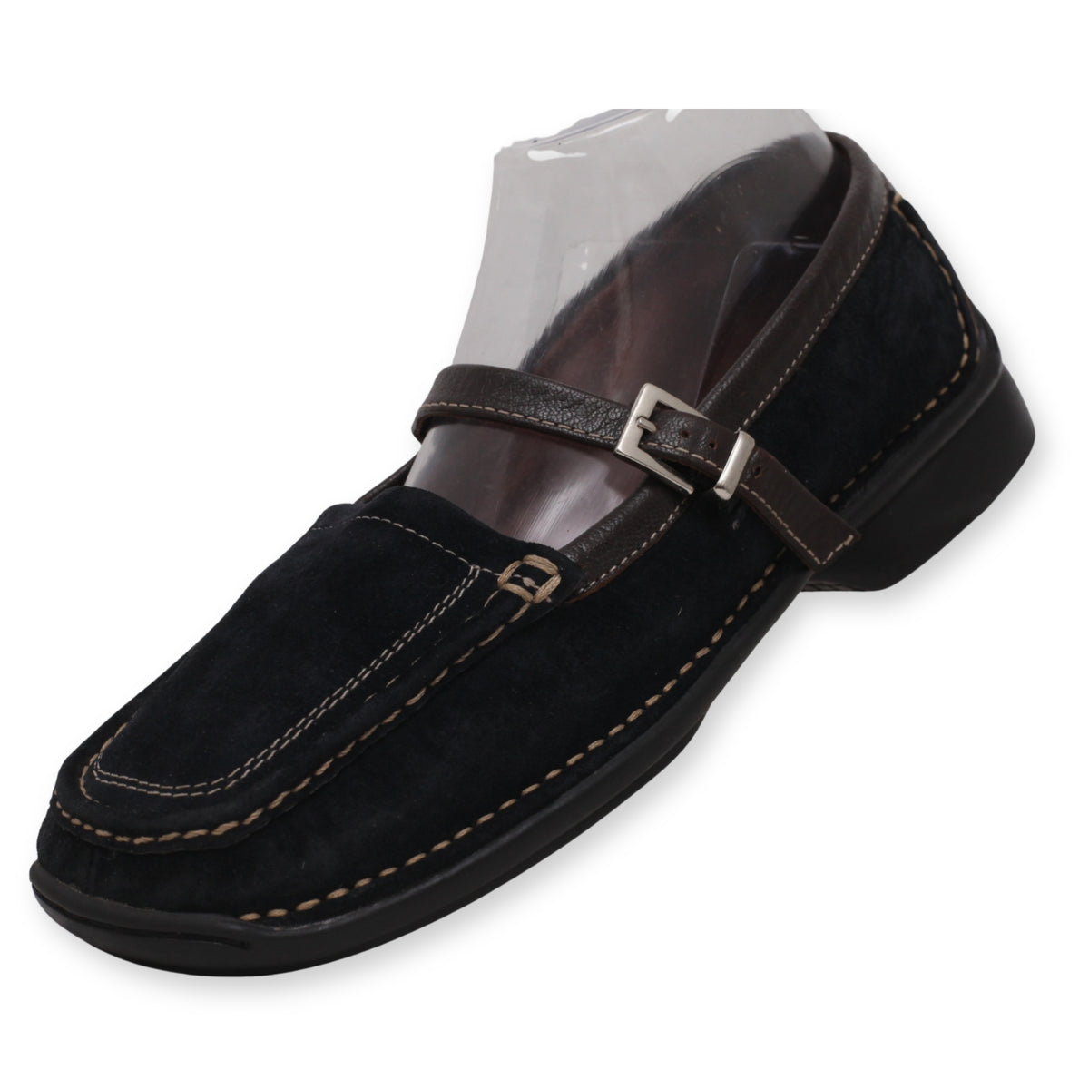 Hush Puppies suede Mary Jane loafer