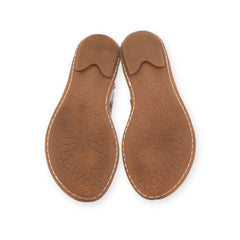 Flower T Strap Flats By "b.o.c"