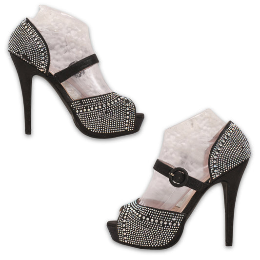 De Blossom Collection Rhinstones Stilettos Heels