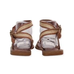 "Lucky Brand-Blue Jeans" Strappy Flats