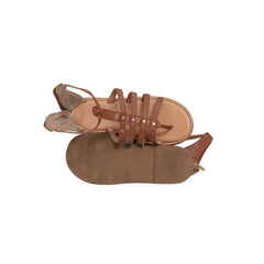 "Gap" Gladiator Strap Zipper Flats