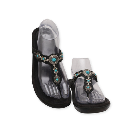 "Minnetonka" T Strap Sandals