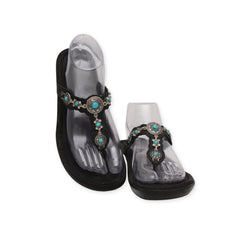 "Minnetonka" T Strap Sandals