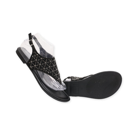 "Time And Tru" Flip Flop Flats