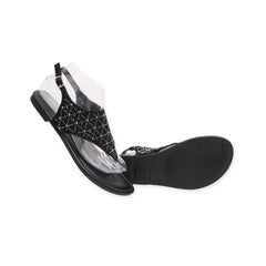 "Time And Tru" Flip Flop Flats