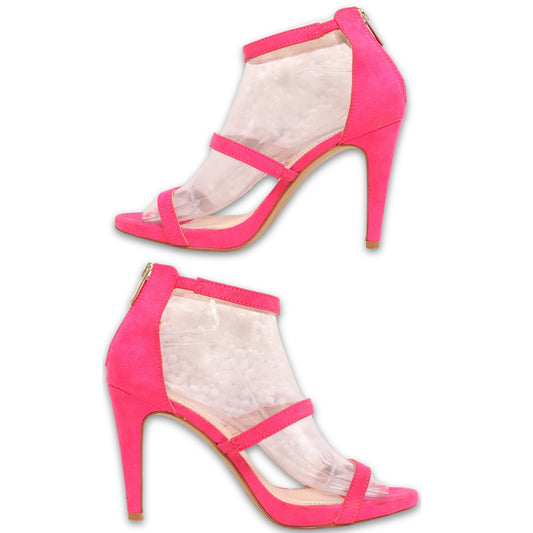 Kelly & Ketie Ankle Zipper Stilettos Heels