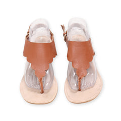 stylish Ankle Strap Flats By "LC"