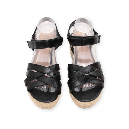 "Time and Tru" Strappy Wedges