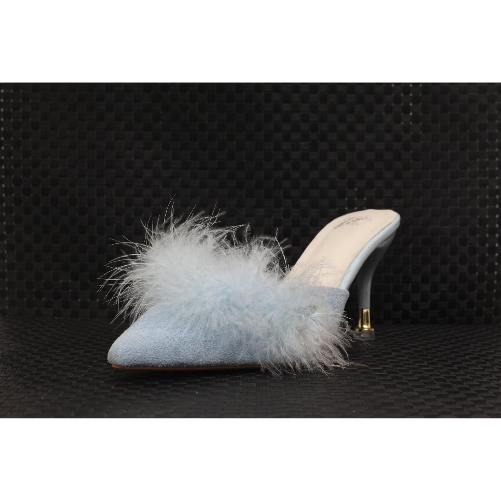 Pujingxy Furry Pointed Low Heels – Encore Pk - Main Image