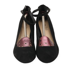 Me Too Ankle Strap Wedge Court Shoes