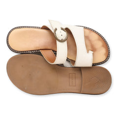 Buckle Strap Flat Slippers