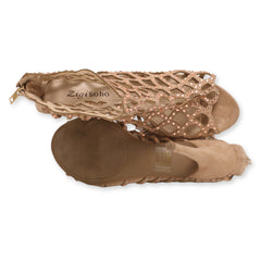 Zigisoho Galdiaor Ankle Zipper Heels