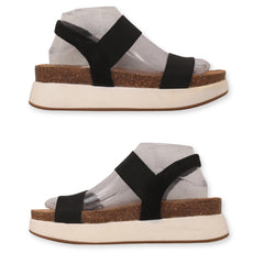 annie comfort elastic strap sandal