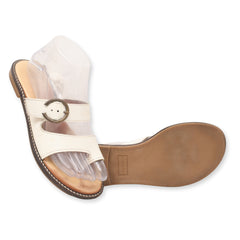 Buckle Strap Flat Slippers