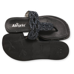 Alegria By PG Lite T Strap Flat Sandals