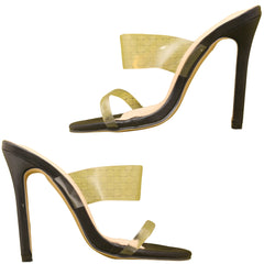 Women's Open Toe Strap Heel