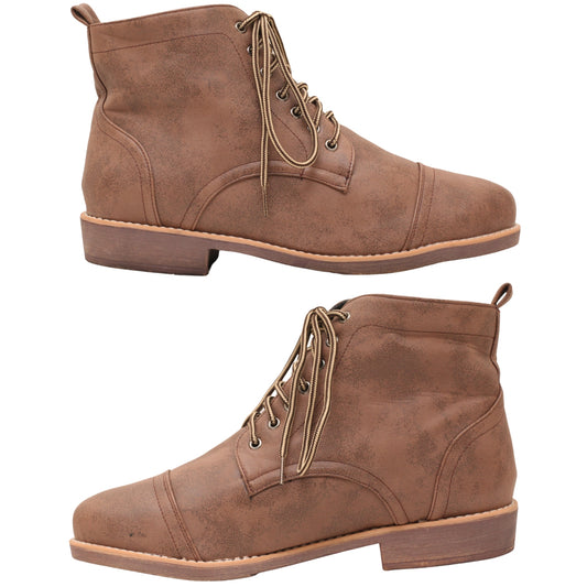 Men's Lace-Up Ankle Boots