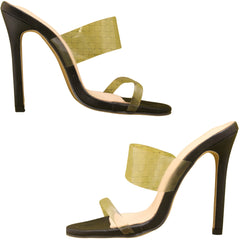 Women's Open Toe Strap Heel