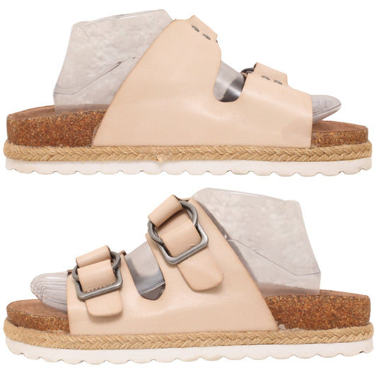 Time & Tru Buckle Strap Women Sandal