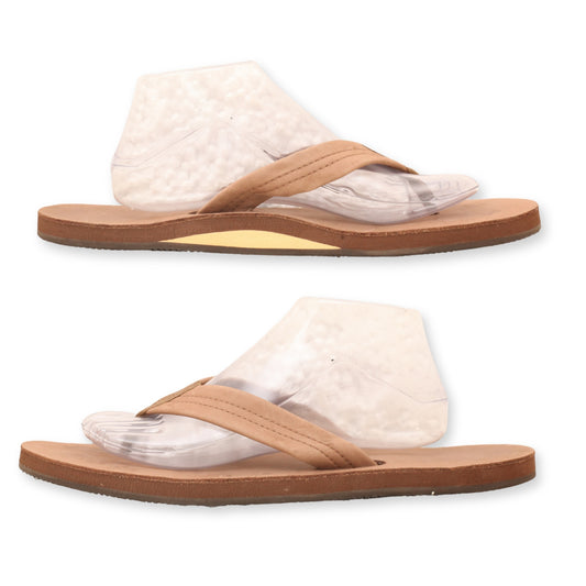 Rainbow Men's T-Strap Slippers