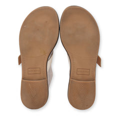 Buckle Strap Flat Slippers