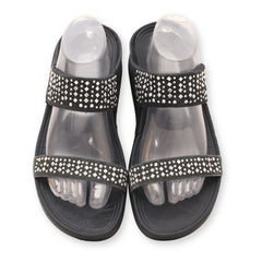 FitFlop T Strap Rhinestone Sandals