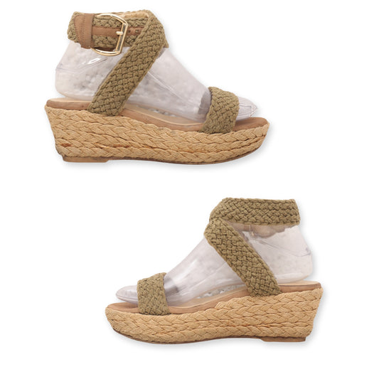 Stuart Weitzman Ankle Strap Wedge Sandals