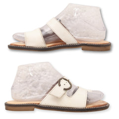 Buckle Strap Flat Slippers