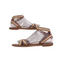 "Lucky Brand-Blue Jeans" Strappy Flats