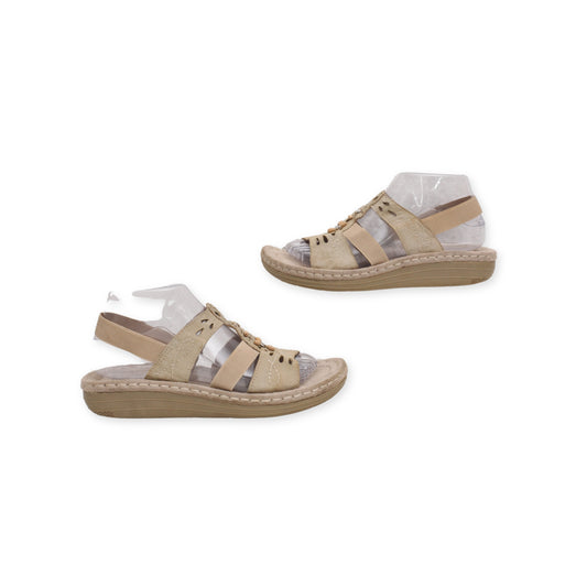 "Earth Spirit" Ankle Strap Sandals