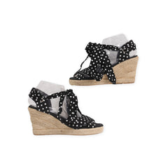 "Montego bay Club" Doted Print Wedge Heels