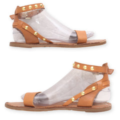 Crown Ankle Strap Flats