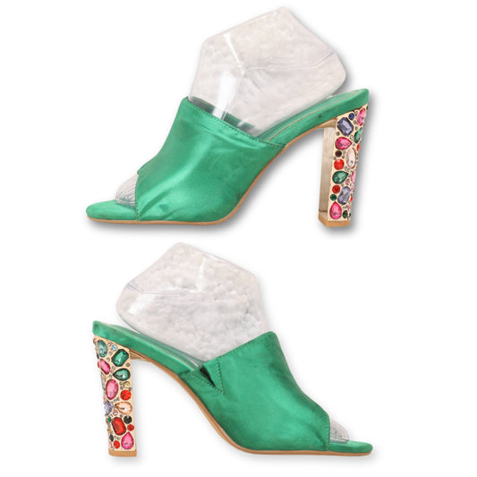 Madrag Colorful Rhinestone Crystal Heel