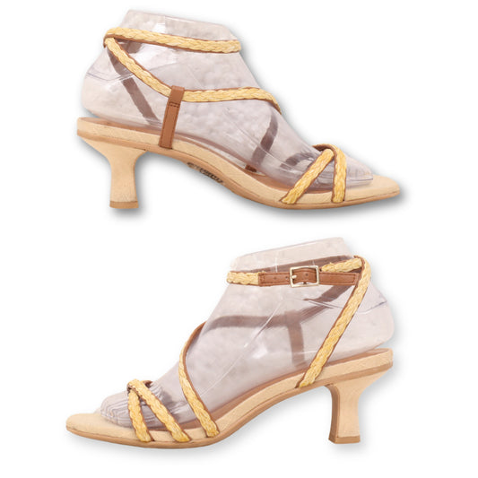 A New Day Woven Strappy Low Heels